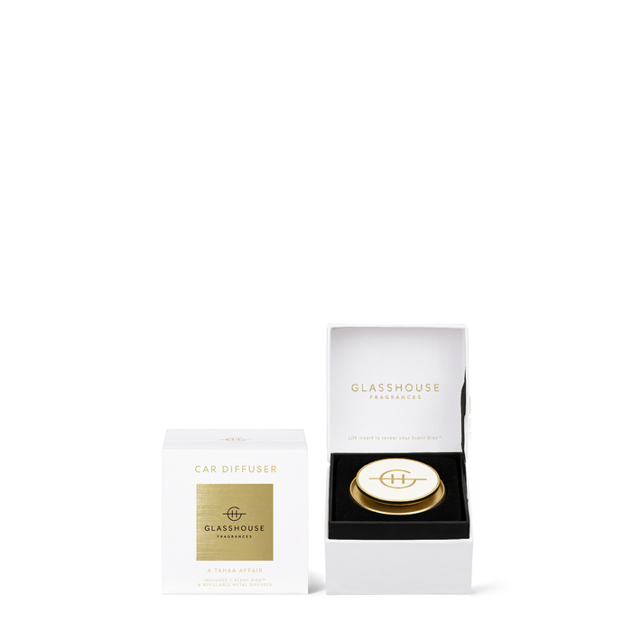Glasshouse Fragrance fragrance White **Pre Order** Glasshouse Car Diffuser