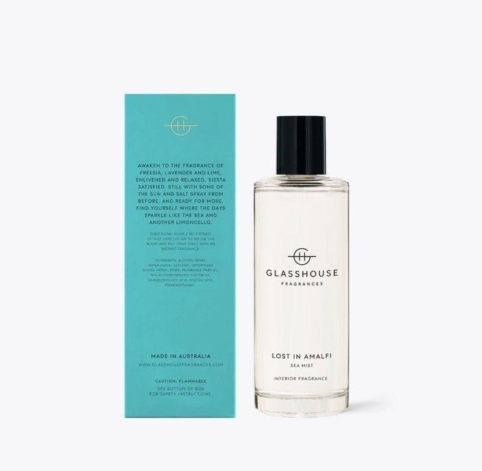 Glasshouse Fragrance room spray Glasshouse Interior Fragrance Lost in Amalfi