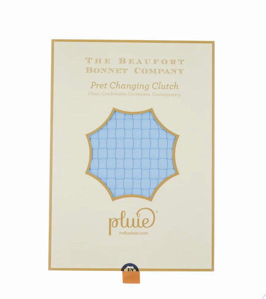 GooseWaddle Pret Changing Clutch : Buckhead Blue Gingham