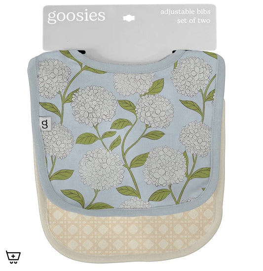 Goosies Bib Set - Hydrangeas