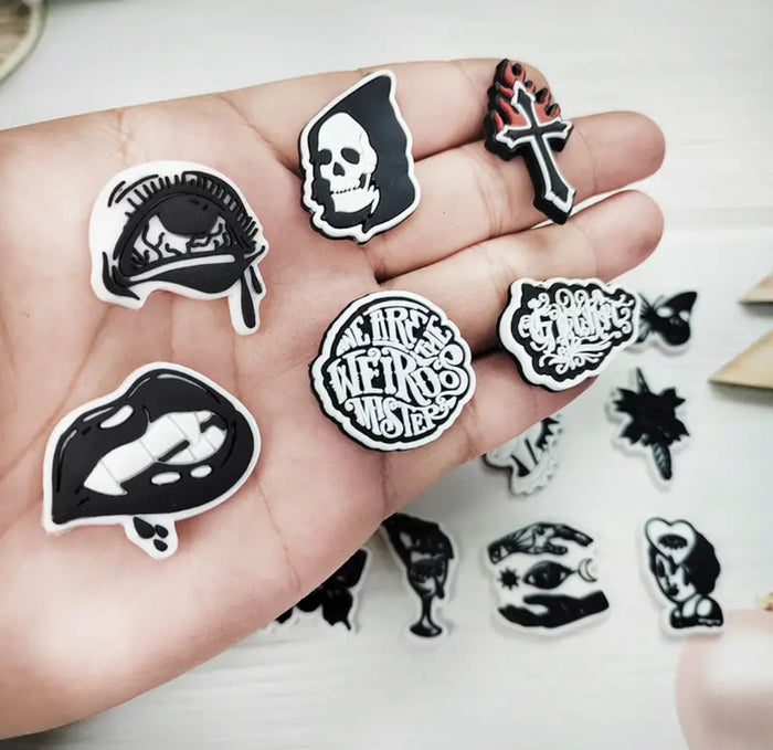 Gothic “G-Bitz” Adhesive Shoe Accessories