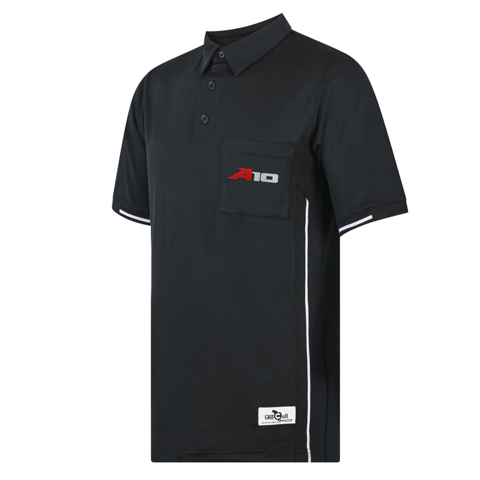 GR8 Call Vertical Stripe Black Umpire Shirt (A10)