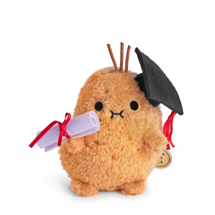 Graduation Ricespud Mini Sitting Plush Toy - Front Cut