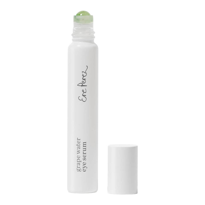 8ml Ere Perez Grape Water Eye Serum with a jade roller applicator.