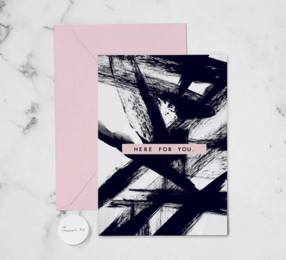 Papier HQ greeting card Greeting Card Here for You