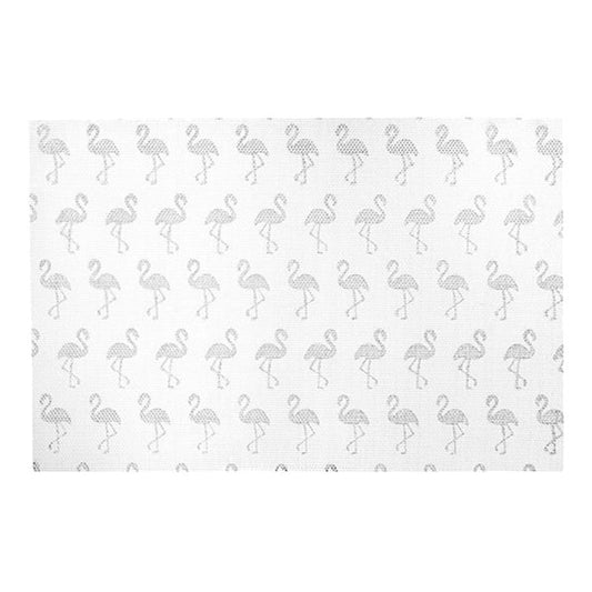 Grey Flamingo Vinyl Placemat