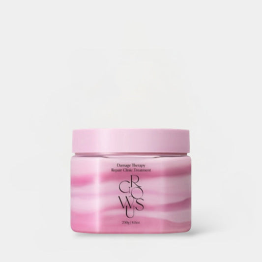 GROWUS Damage Therapy Repair Clinic Hair Pack 230g مجموعة علاج الشعر التالف من GROWUS - Princess Cosmetics Qatar
