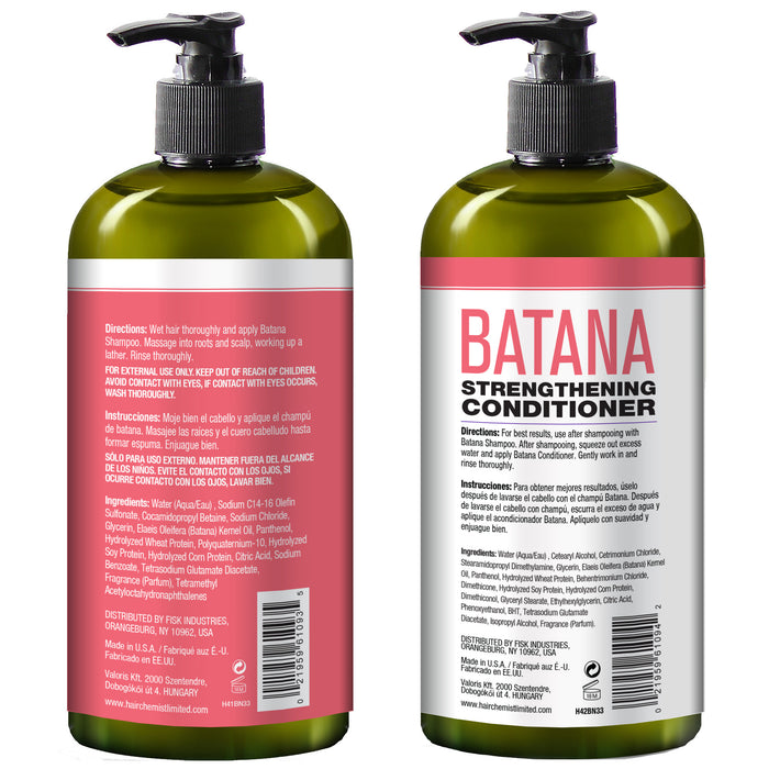 Hair Chemist Batana Strengthening Shampoo & Conditioner 33.8 oz. (2-PC SET)