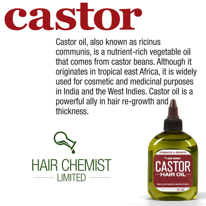 Hair Chemist Natural Castor Hair Oil 7.1 oz.