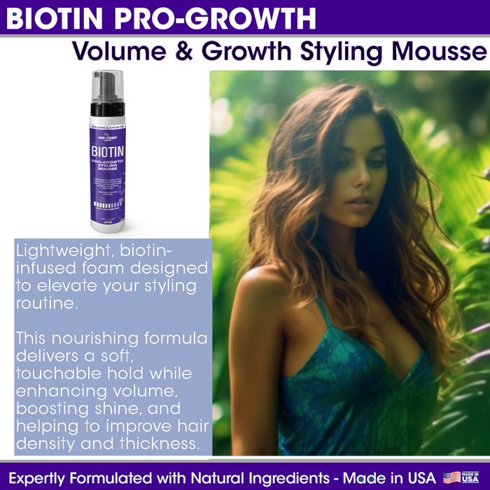 Hair Chemist Volume & Growth Biotin Pro-Growth Styling Mousse 8 oz.