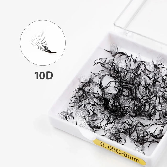 Handmade Promade Fans 0.05mm Pointy Base (500 Fans)| Swaniya Lashes