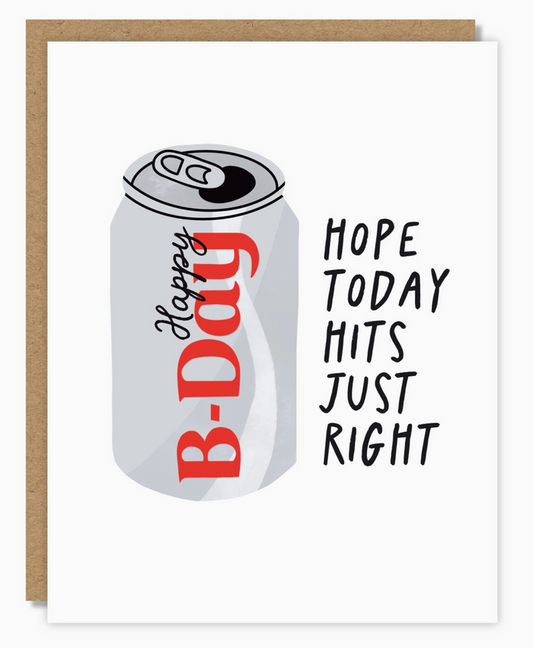 Happy Birthday Diet Coke Greeting Card