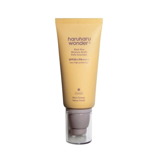 HaruHaru Wonder Black Rice Moisture Airyfit Daily Sunscreen SPF 50+/PA++++ 50 ml - Beauty Tribe