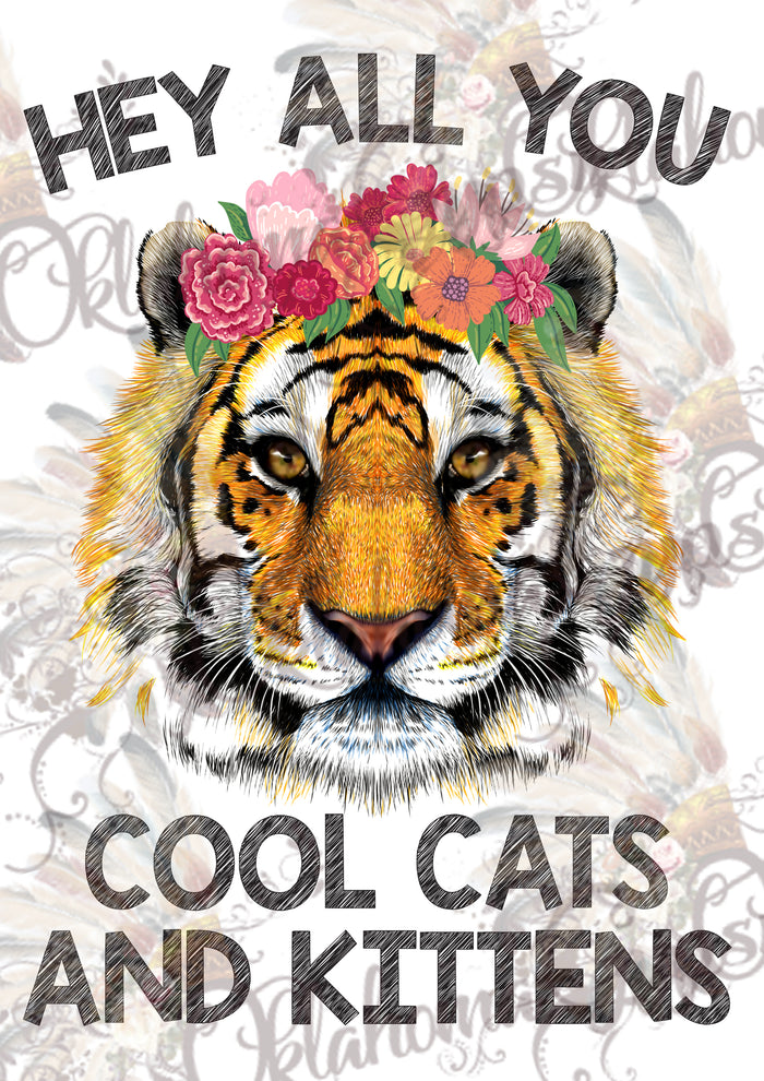 Hey All You Cool Cats & Kittens Digital File