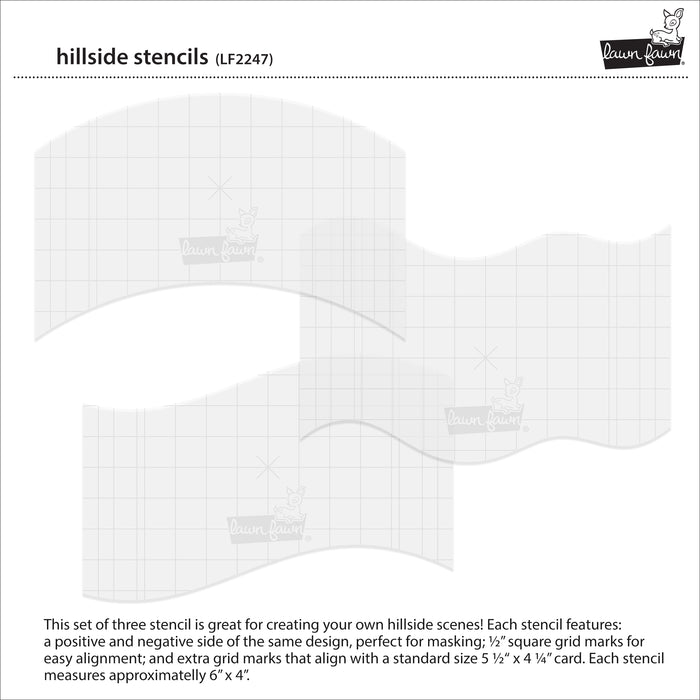 hillside stencils