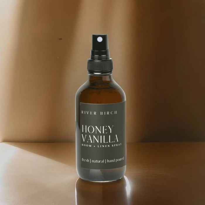 Honey Vanilla - 4 oz Amber Glass Room + Linen Spray