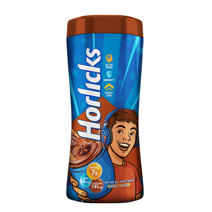 Horlicks Chocolate Flavour Jar 250g (Powder Drink)