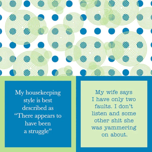 Housekeeping Cocktail Napkin