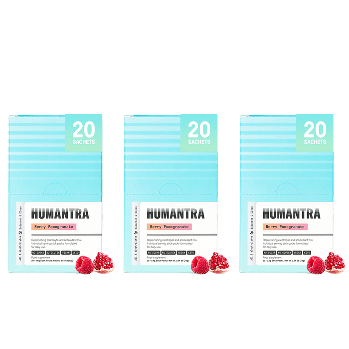 Humantra Berry Pomegranate 3 Pack Set - Beauty Tribe