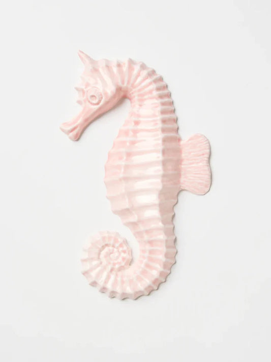ICON PETAL PINK SEAHORSE | Wall Art by Jones & Co