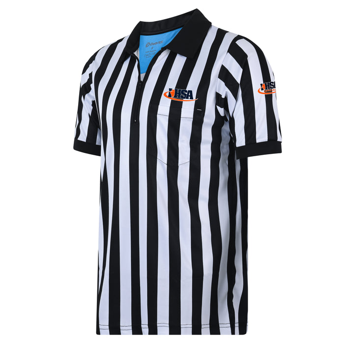 Illinois (IHSA) Davis BFX 1" Stripe Football Referee Shirt