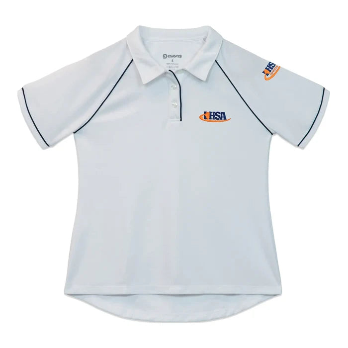 Illinois (IHSA) Davis Women's C3 Illinois (IHSA) White Raglan Sleeve Volleyball Referee Shirt