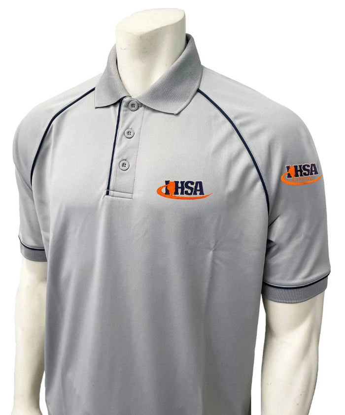 Illinois (IHSA) Smitty Men's Grey Volleyball Referee Shirt