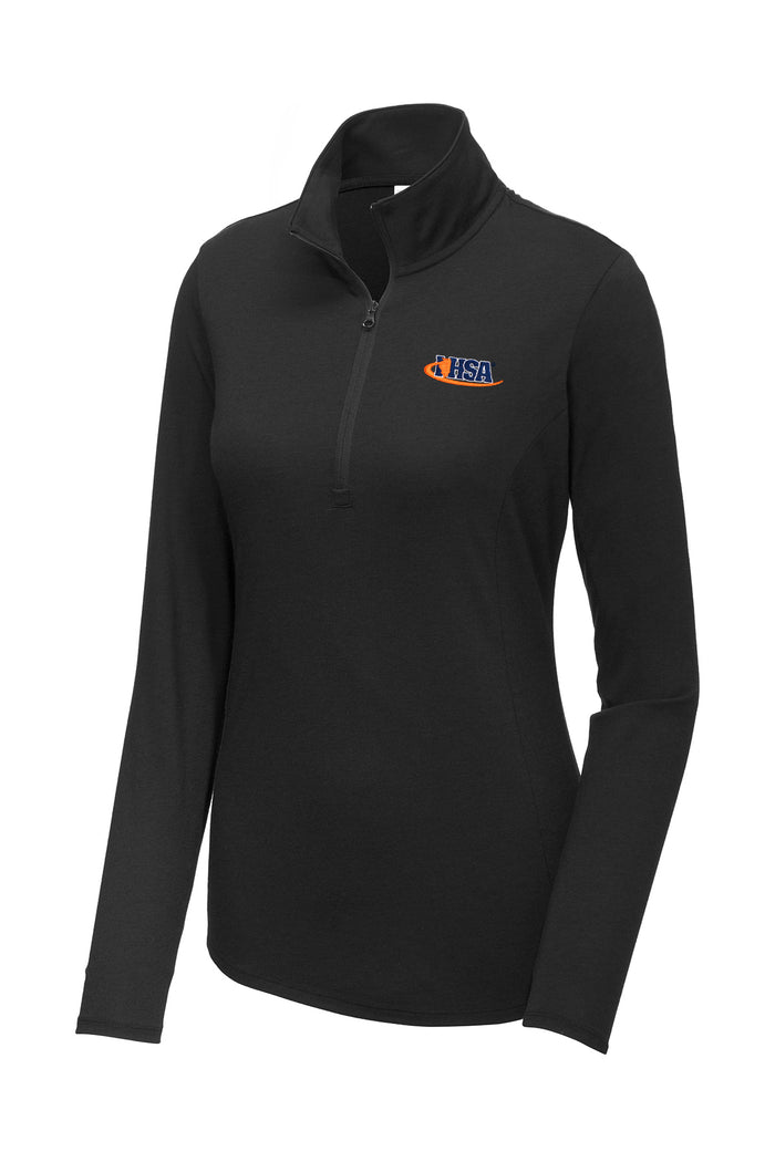 Illinois (IHSA) Women's Tri-Blend Quarter Zip Referee Pullover