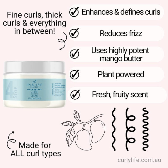 Inahsi Naturals Rock Your Curls Curl Enhancing Cream