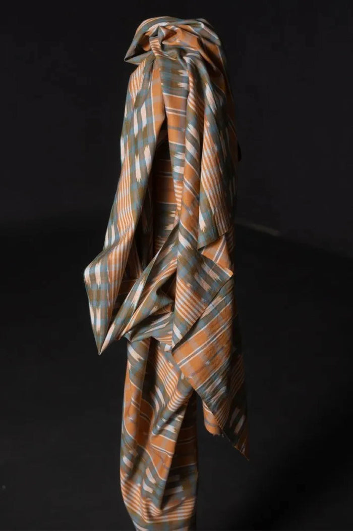 Indian Cotton Ikat - Virginia Stripes