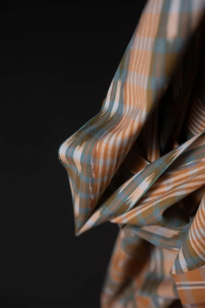 Indian Cotton Ikat - Virginia Stripes