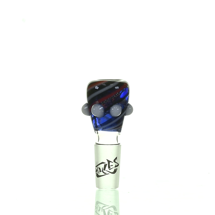INFERNO GLASS WORKED 14MM BOWL PIECE 102 - SSSS