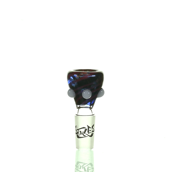 INFERNO GLASS WORKED 14MM BOWL PIECE 118 - SSSS