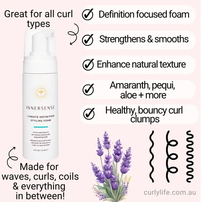 Innersense Organic Beauty I Create Definition Styling Foam