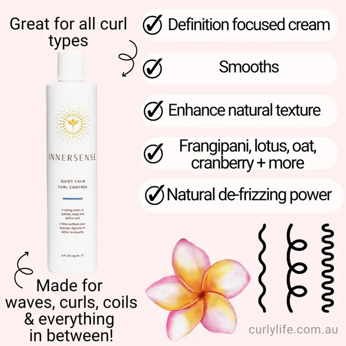 Innersense Organic Beauty Quiet Calm Curl Control Lotion
