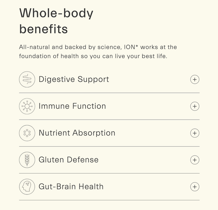 Ion* Gut Health Mineral Supplement Liquid 3