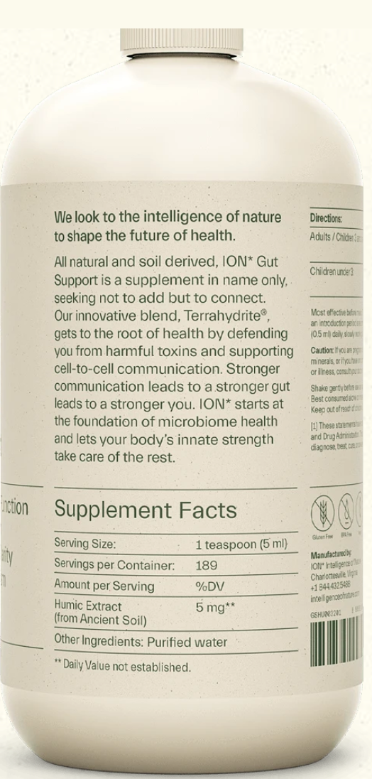 Ion* Gut Health Mineral Supplement Liquid 4