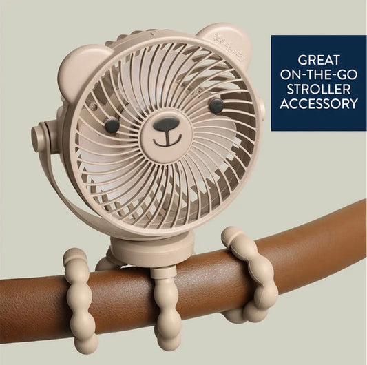 Itzy Ritzy Stroller Fan Bear
