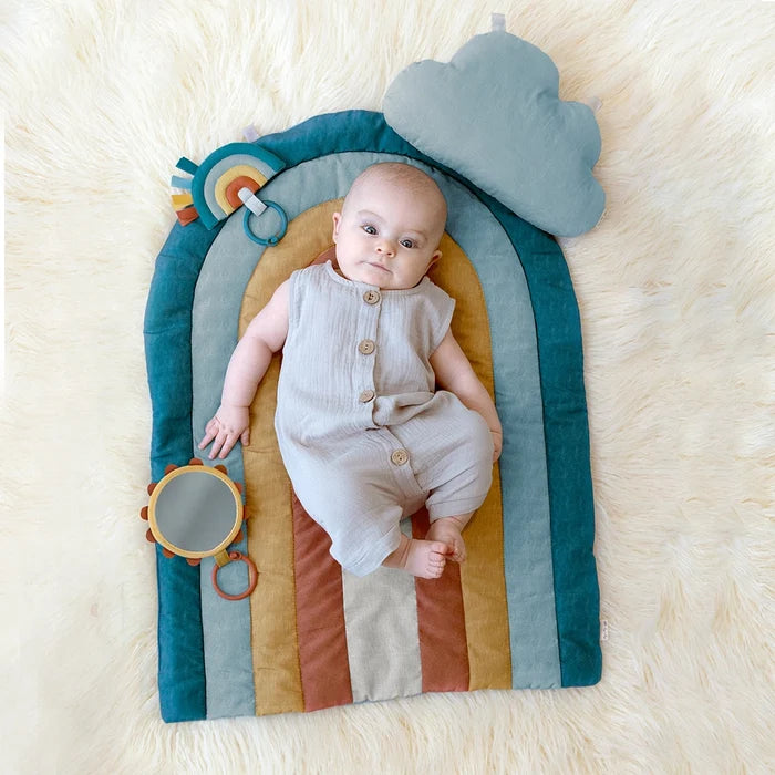 Itzy Ritzy Tummy Time Rainbow Play Mat (6944169689135)