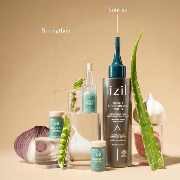 Izil Beauty Densify Strengthening Hair Ampoules 12x9ml - Beauty Tribe