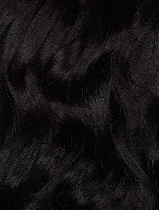 Jet Black (1) 20" 220g - Clip-Ins
