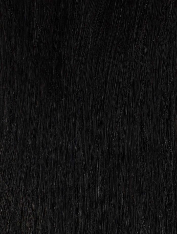 Jet Black (1) 22" 220g - Clip-Ins