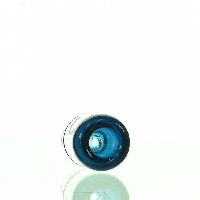 Close-up of Joe Madigan 18mm Starry Blue Round Bowl Glass Accessory