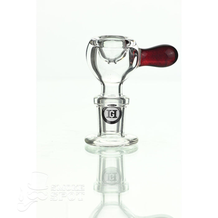 Premium Joe Madigan dry herb slide 14 mm red handle glass accessory