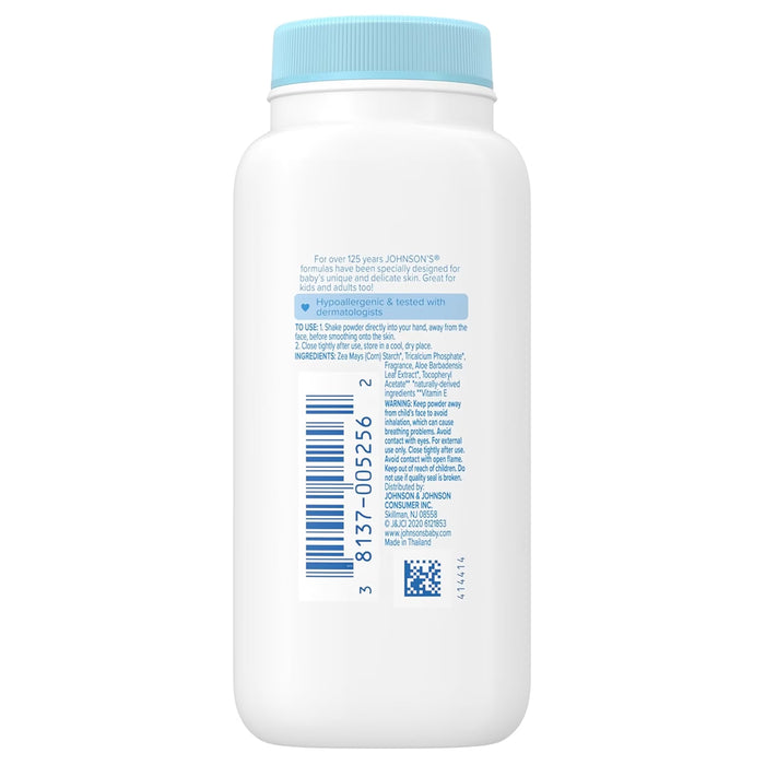 Johnson’s Baby Powder Aloe & Vitamin E - 1.5 oz - 96 Pack