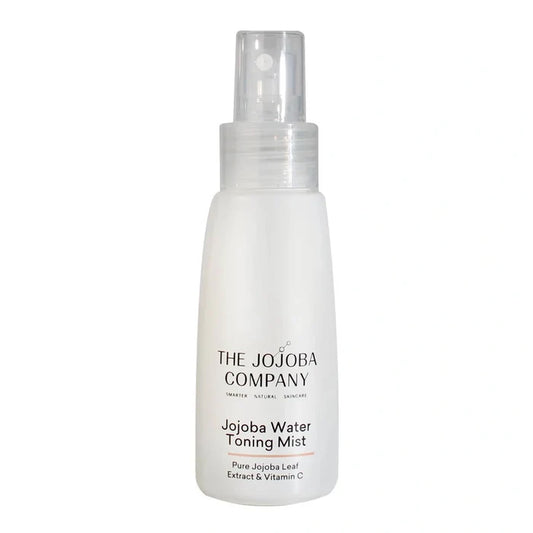 Jojoba Water Toning Mist bottle from The Jojoba Company on a white background