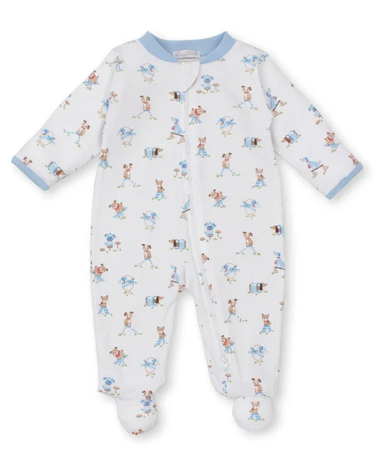 Kissy Playground Pups Zipper Footie