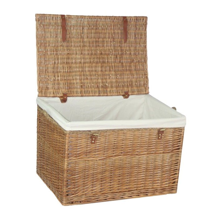 Large Light Steamed Wicker Storage Basket