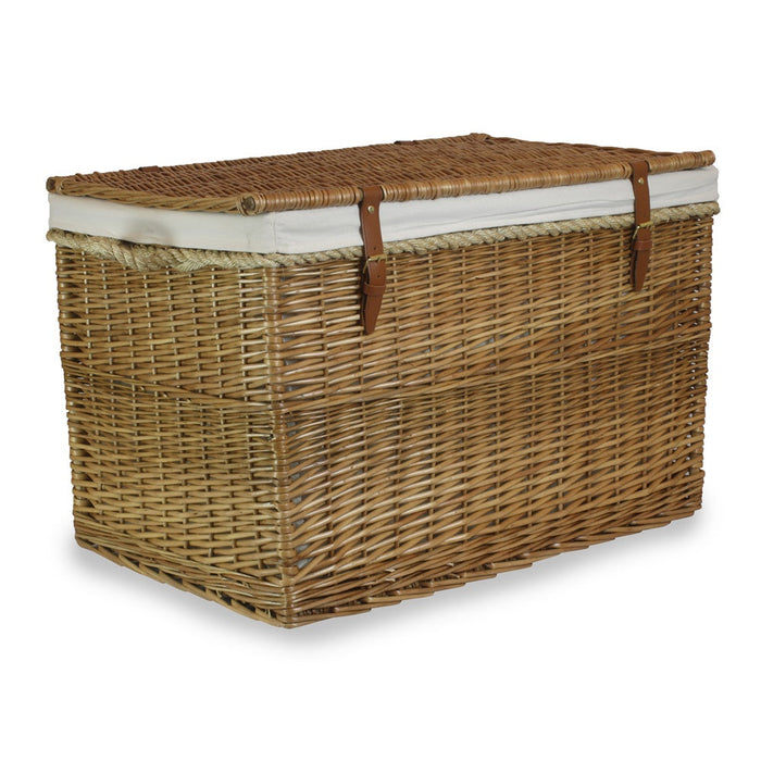 Large Light Steamed Wicker Storage Basket