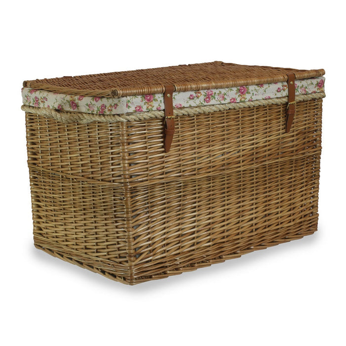 Large Light Steamed Wicker Storage Basket